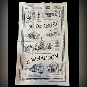 Alderbury and Whaddon English Village Tea Towel